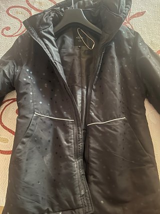Chaqueta de invierno con lunares