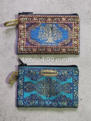 Lote 2 Monederos Tapiz Oriental Tree of Life