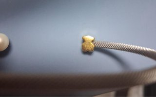 Pulsera Tous de Acero y Oro con Perla