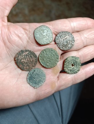 Lote de 6 Monedas Medievales