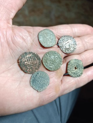 Lote de 6 Monedas Medievales