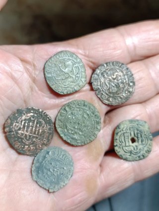 Lote de 6 Monedas Medievales
