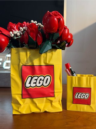 Lego Florero y Portalápices Amarillo