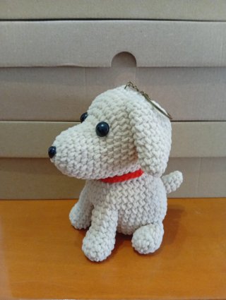 Llavero de Perro Labrador Artesanal