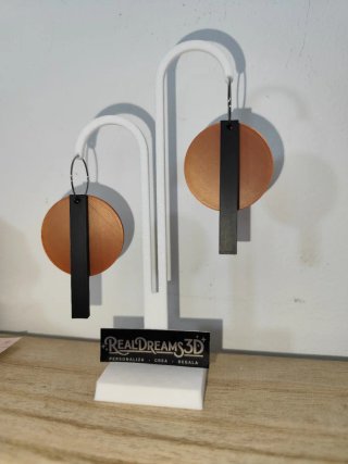 Pendientes formas 3D Real Dreams3D