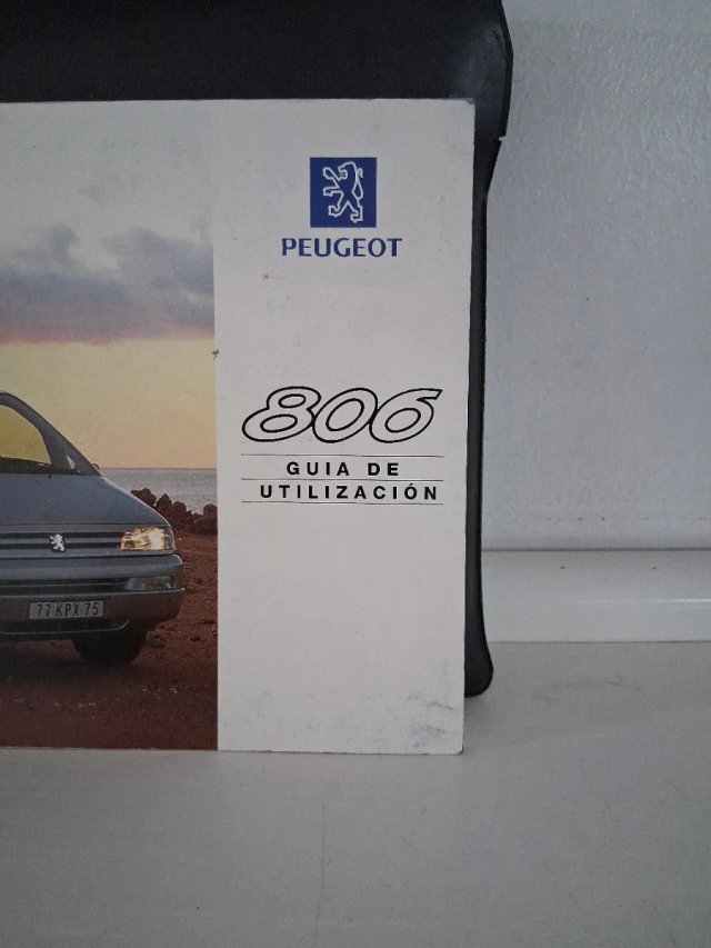 Guía de Utilización Peugeot 806