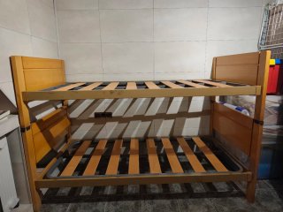 Literas de madera color provenzal ( miel )