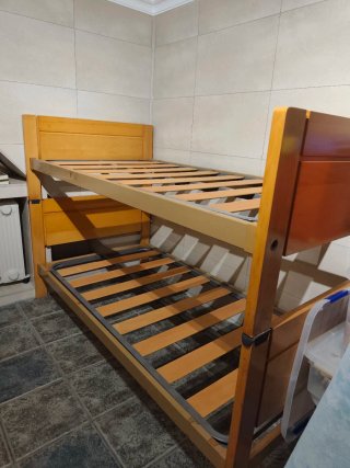 Literas de madera color provenzal ( miel )