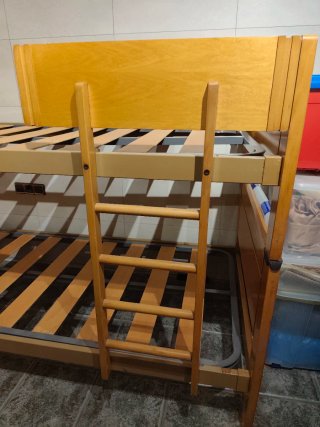Literas de madera color provenzal ( miel )