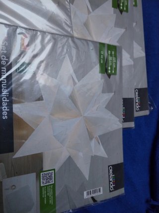 Set Manualidades Estrella Papel  ( 4 unidades)