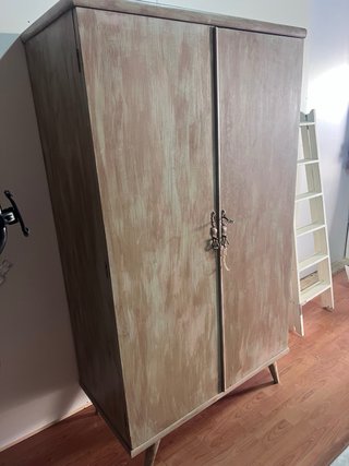 Armario antiguo madera 1m x 0,53 x 1,80m