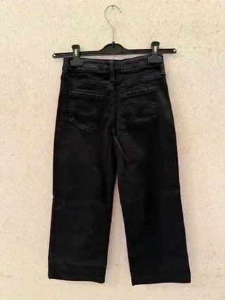 Jeans neri a zampa bambina