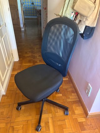 Silla de escritorio Flintan negra