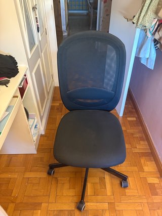 Silla de escritorio Flintan negra