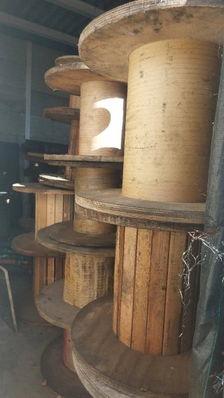 Bobinas de madera para cable