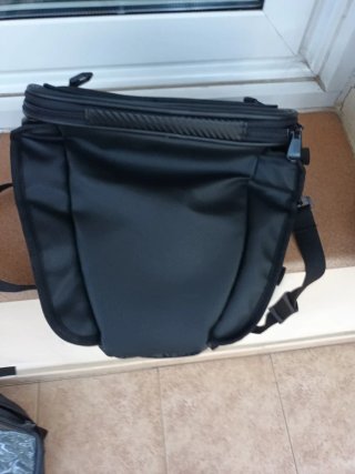 Bolsa Asiento Moto Negra