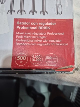 Batidora Industrial Lacor Brisk brazo 50 ctm