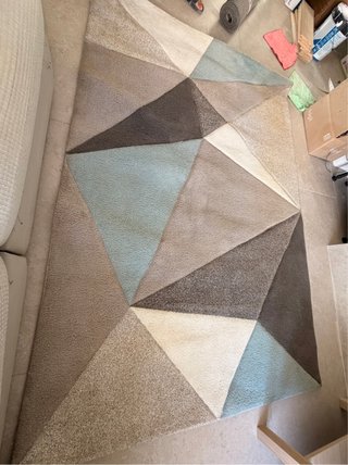 Alfombra Geométrica Multicolor