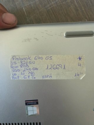 Portátil HP ProBook 640 G5