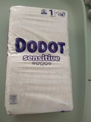 Pañales Dodot Sensitive Talla 1 (56 uds)
