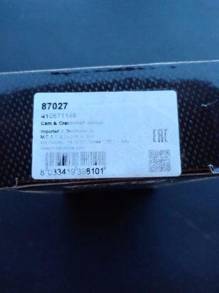 Sensor de cigüeñal MEAT & DORIA 87027