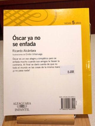 Óscar ya no se enfada Ricardo Alcántara infantil