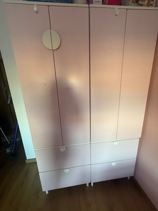 Armario, mesita y cajón Smastad Ikea