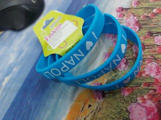 Set 3 braccialetti silicone Fashion Bracelet