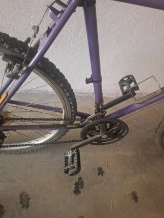 Bicicleta de Montaña Morada y Rosa