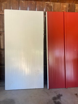 2 Planchas de Panel Sandwich Rojas