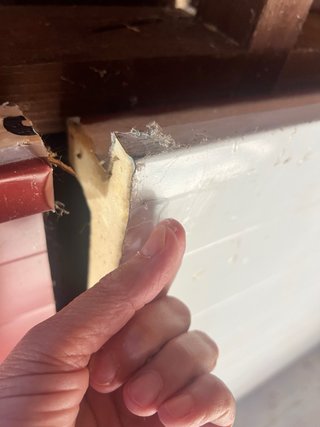 2 Planchas de Panel Sandwich Rojas