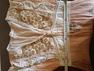 Vestido Boho con Detalles de Encaje