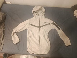 Sudadera Nike Tech Fleece Gris Talla M