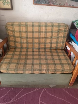 Sofá Cama Estampado de cusdros