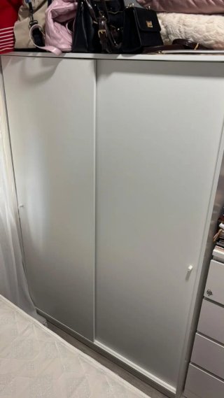 Armario de 2 puertas blanco