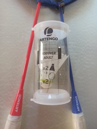 Set di 2 racchette da badminton Artengo