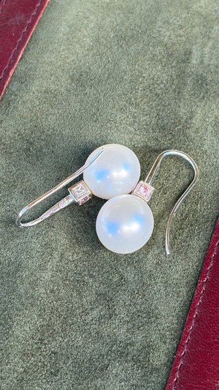 Pendientes Largos Kailis Perlas Australianas