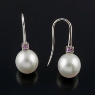 Pendientes Largos Kailis Perlas Australianas