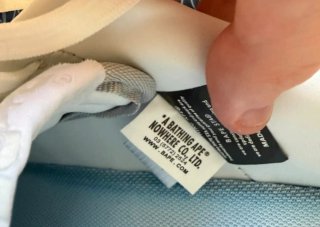 Zapatillas Bapesta Blancas y Grises