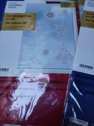 Set Pegatinas Navideñas 3D