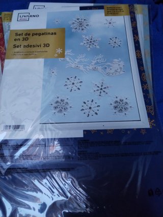 Set Pegatinas Navideñas 3D