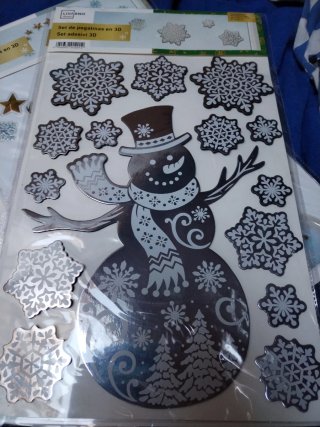 Set Pegatinas Navideñas 3D