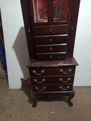 Joyero Antiguo de Madera
