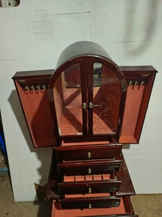 Joyero Antiguo de Madera