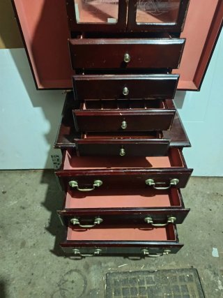 Joyero Antiguo de Madera