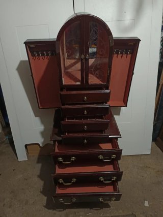 Joyero Antiguo de Madera