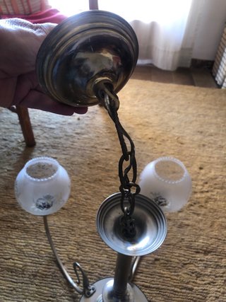 Lámpara Clásica de Cinco Luces