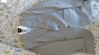 Traje de boda gris