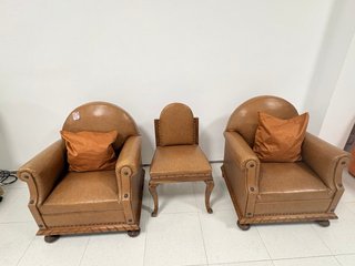 Set de 3 Sillones Vintage