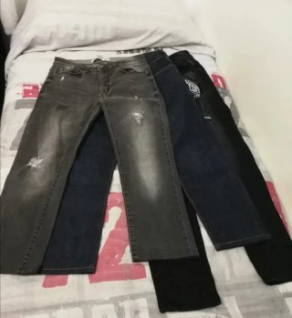 Lote 3 Pantalones Vaqueros Hombre/Denim hombre
